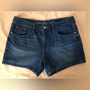 Ck denim shorts